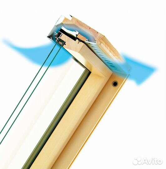 Мансардное окно Факро FTP (CH) 78х118 см