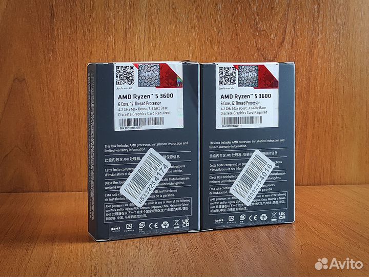 Ryzen 5 3600 OEM Новые