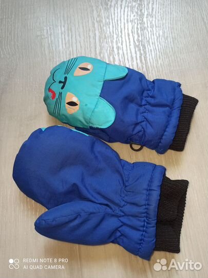 Варежки ребёнку 3пары 4-6лет