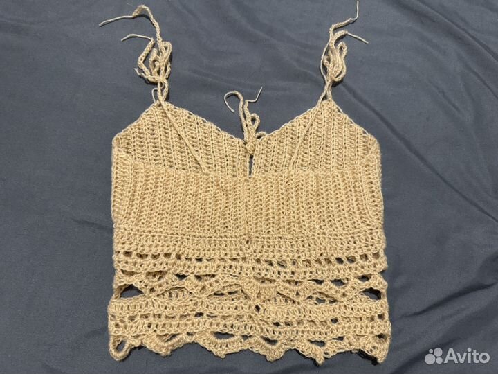 Топ вязаный ручная работа