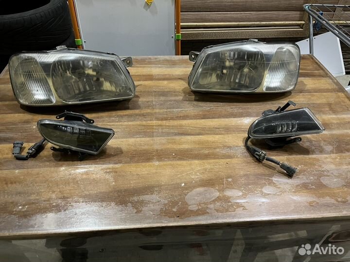 Светодиодные фары хюндай акцент