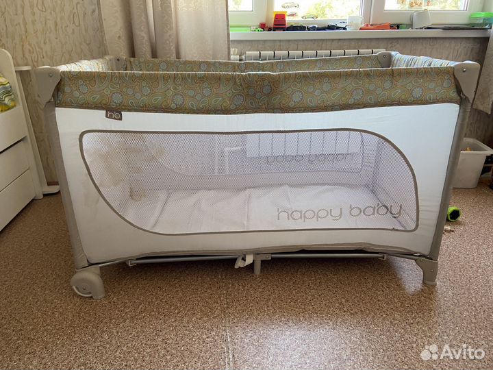 Манеж кроватка happy baby