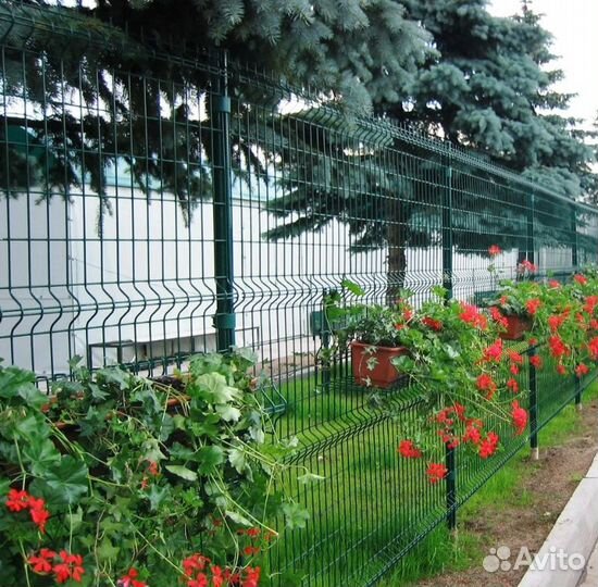 Забор из 3D сетки быстро под ключ