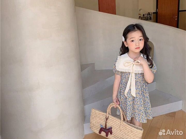 Новое платье для девочки размер 110 и 120