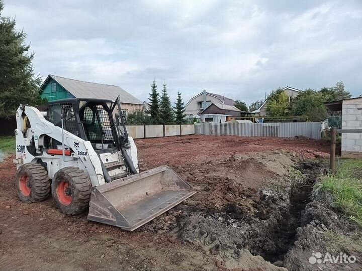 Аренда, Услуги минипогрузчика Bobcat s300