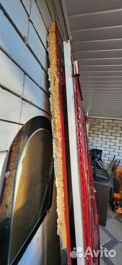 Дверь входная металлическая двухстворчатая