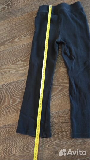 Брюки клеш в рубчик для девочки 104