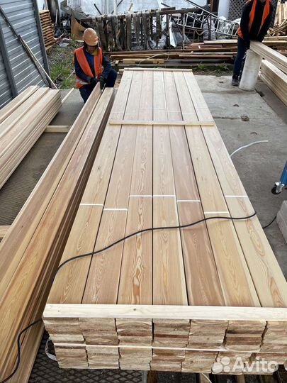 Палубная доска 28/120/140- лиственница