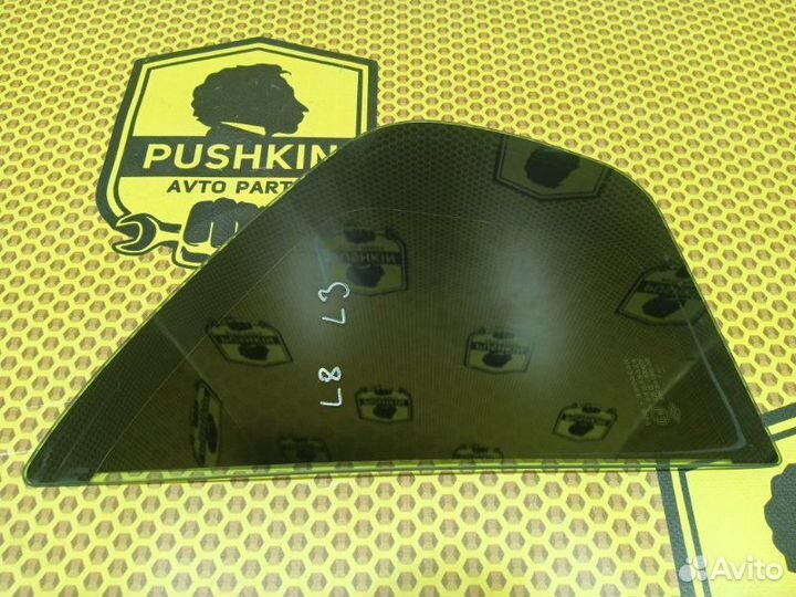 Стекло двери форточка заднее левое Renault Logan