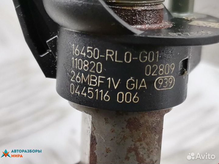 Форсунка Honda CR-V 3 рест. 2011 16450RL0G01