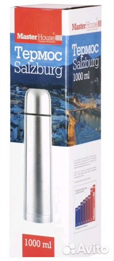 Новый Термос 1л нержавейка