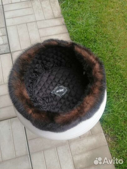Норковая шапка мужская
