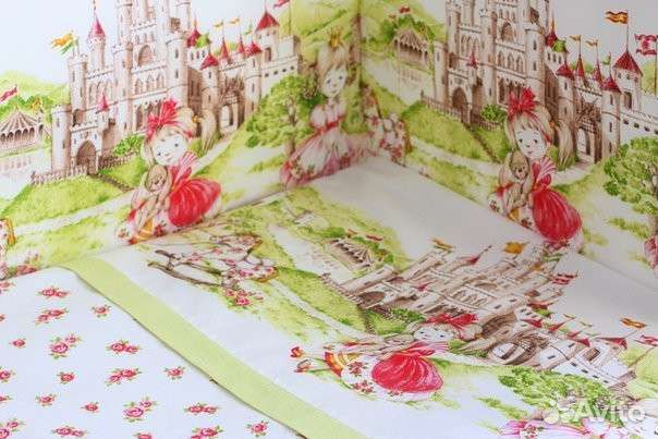 Бортики в детскую кроватку новые