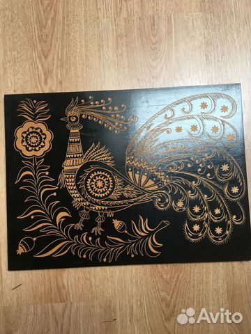 Панно, резьба, фанера