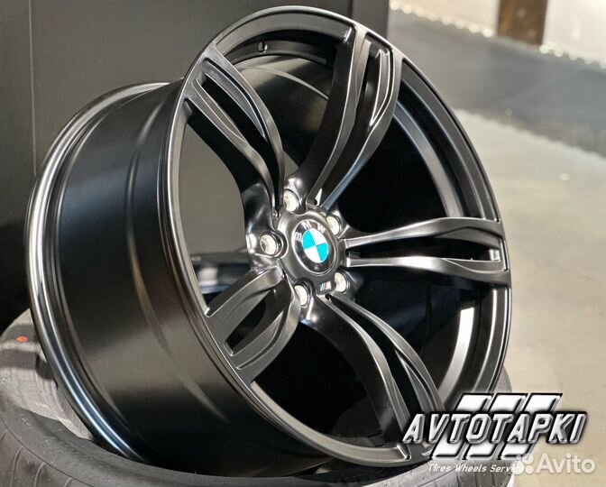 Диски r20 5-120 bmw f10 343 м стиль блэк