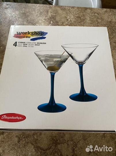 Новые бокалы 4 шт