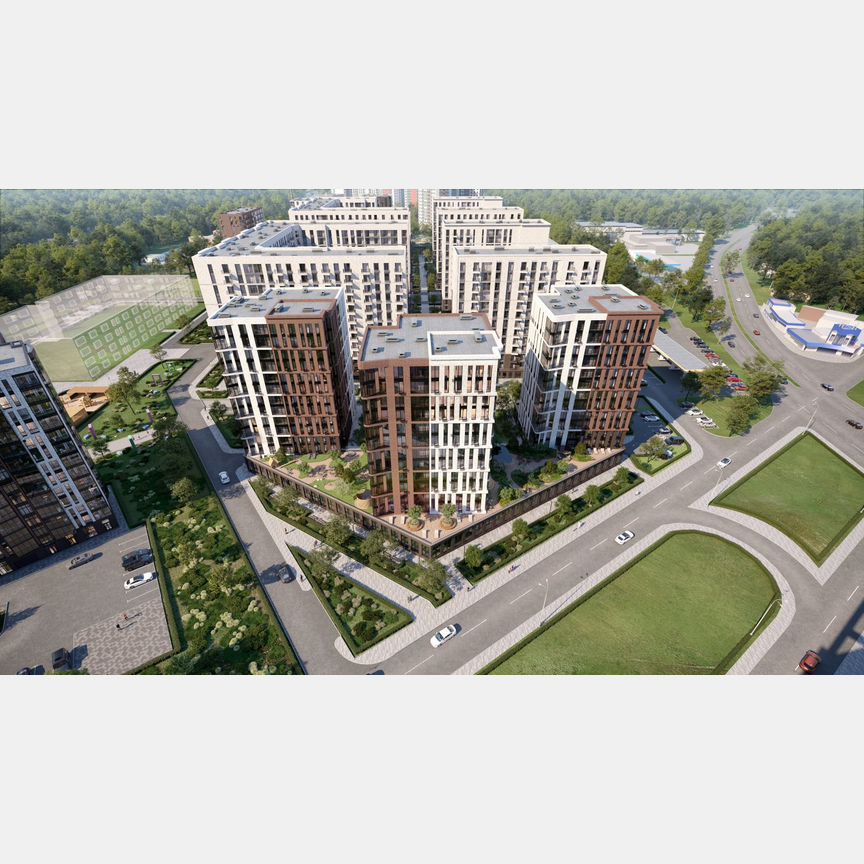 2-к. квартира, 62,7 м², 8/13 эт.