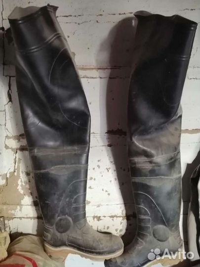 Сапоги резиновые мужские болотные