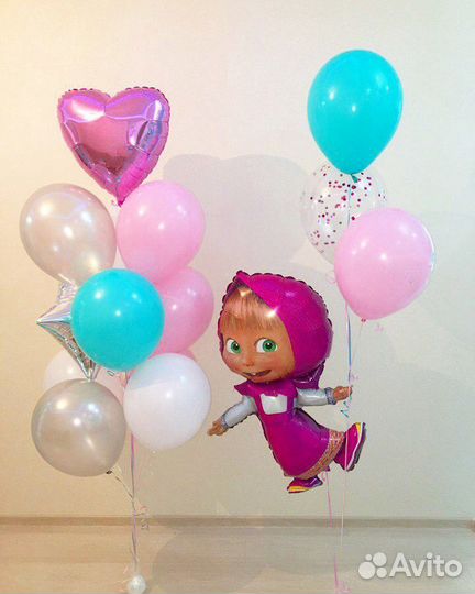 Воздушный шар Маша и Медведь