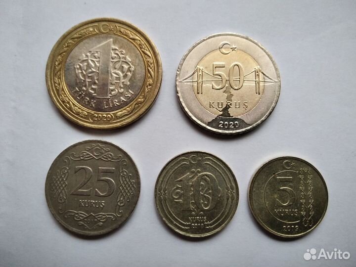 Монеты Турции (ходячка)