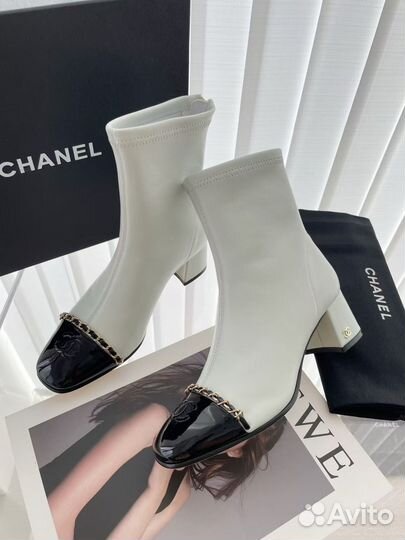 Ботильоны на каблуке Chanel Premium 36-41