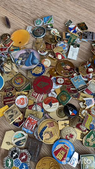 Лот опт. 250 значков СССР