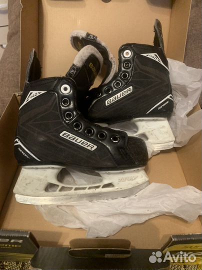 Хоккейные коньки bauer 28размер