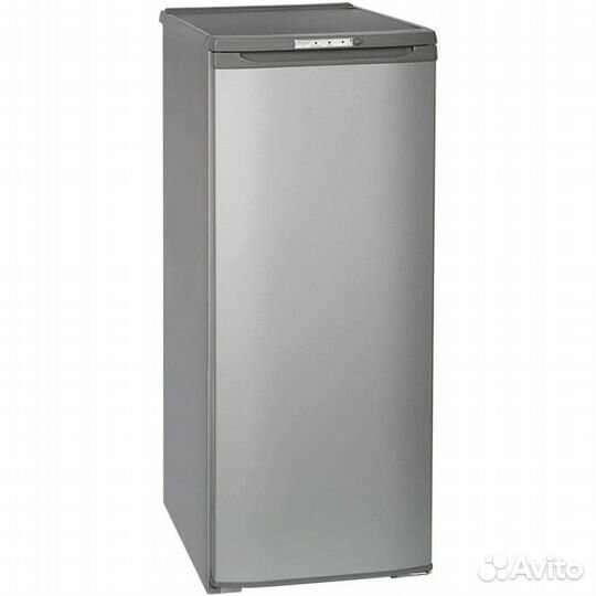 Морозильная камера Бирюса. 122 см Новая. Серебро