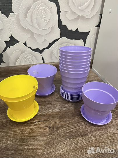 Цветочные горшки бу