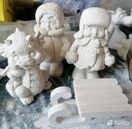 Фигуры из гипса