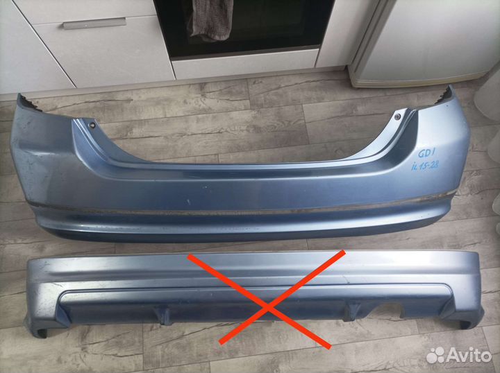 Бампер honda fit