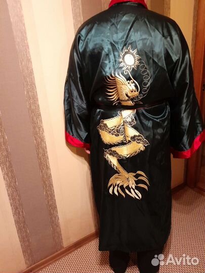 Халат мужской,шёлк Вьетнам,новый
