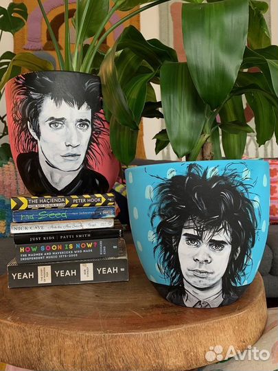 Керамический цветочный горшок