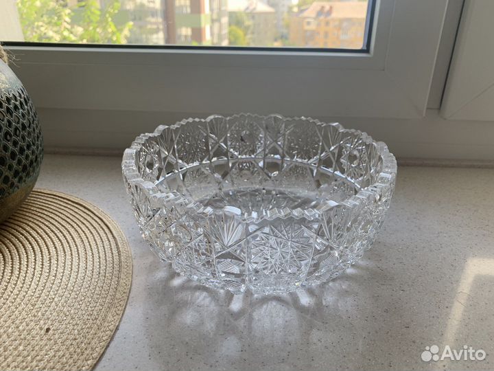 Салатник хрустальный