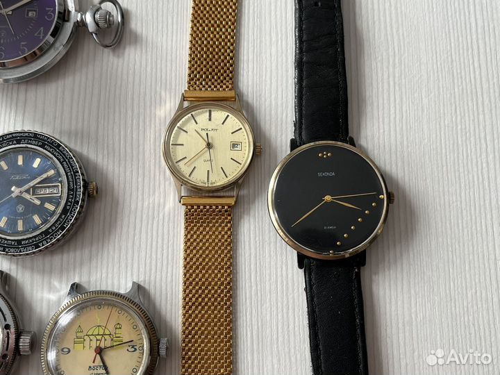 Часы СССР наручные карманные