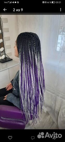 Косички из канекалона