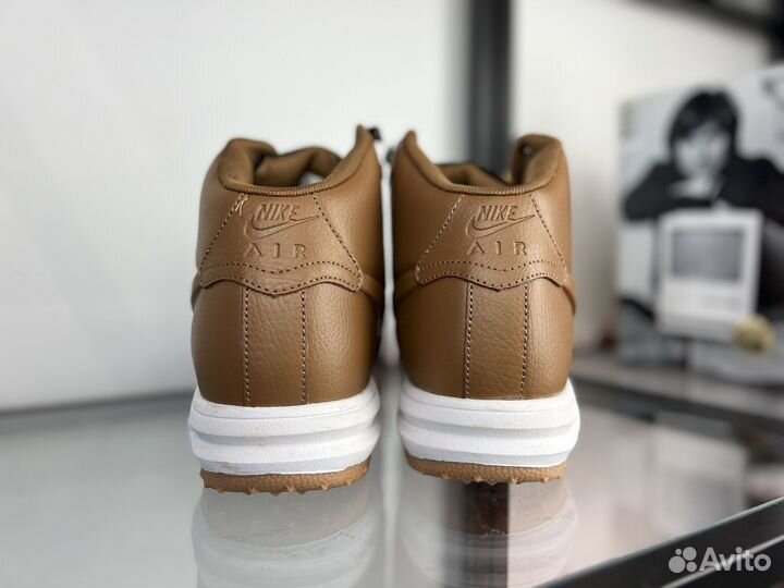 Кроссовки Nike Lunar Force 1 Duckboot 18 Коричневые