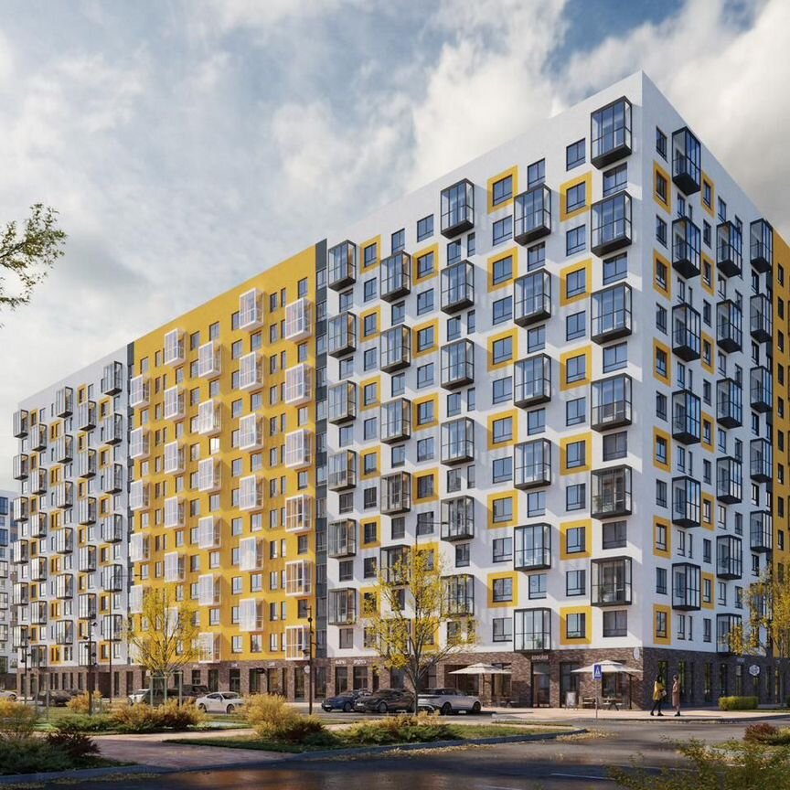 3-к. квартира, 70,4 м², 2/13 эт.