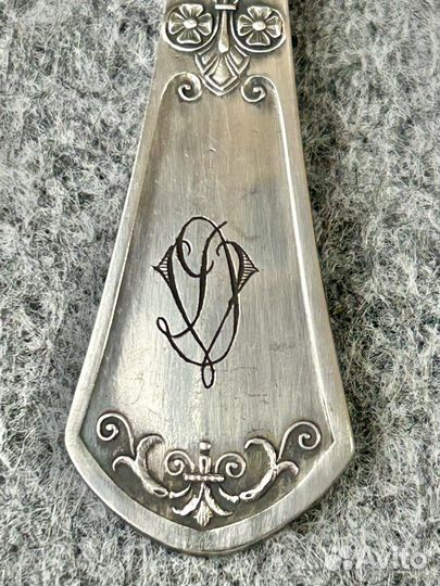 Набор закусочных приборов, посеребрение, Франция