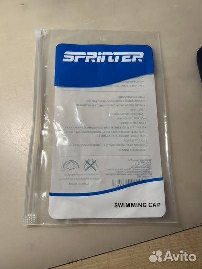 Шапочка для плавания тряпичная новая