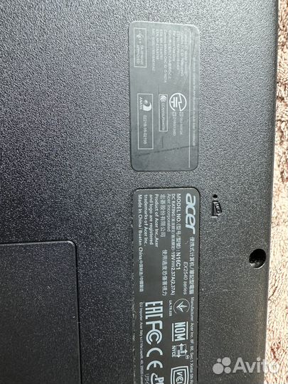 Ноутбук acer ex2540