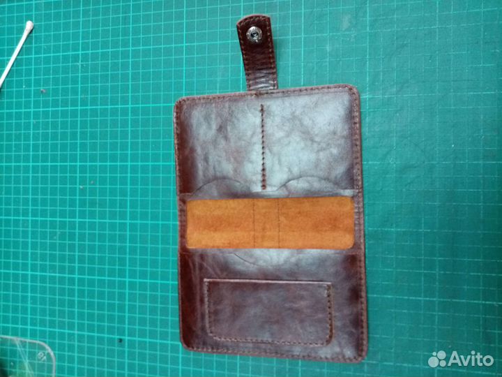 Кожаный чехол для документов