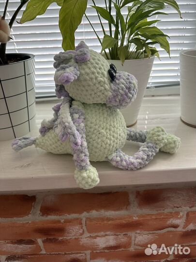 Игрушка дракончик плюшевый