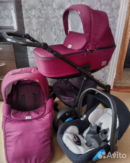 Коляска adamex reggio 3 в 1