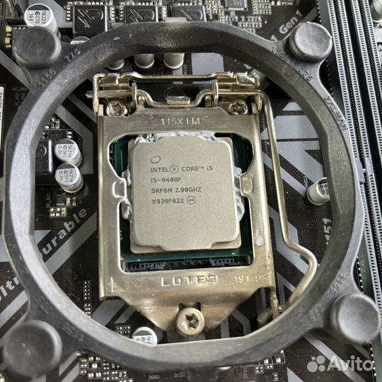 Комплект процессор i5 9400F gigabyte h310m