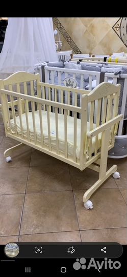 Кровать-колыбель мой малыш, Белый