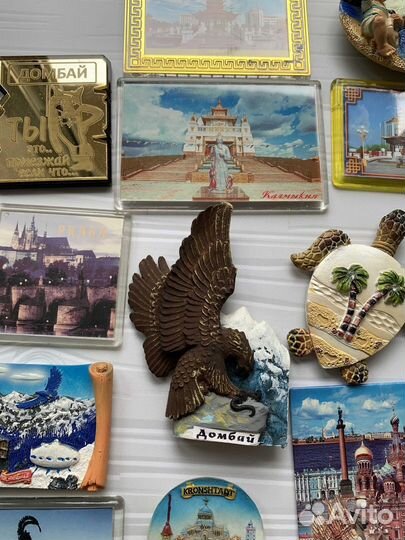 Магниты на холодильник. Города