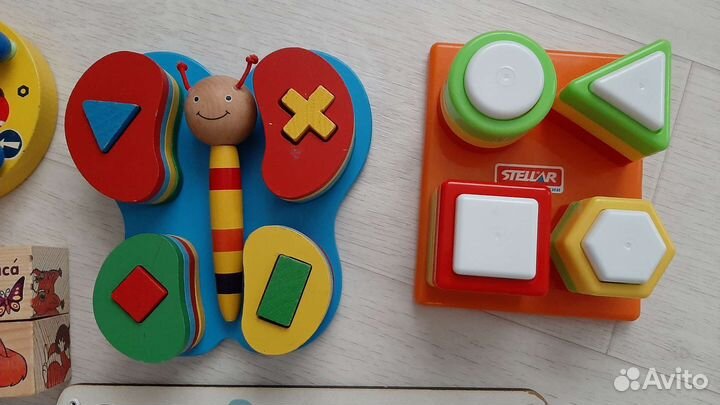 Развивающие деревянные игрушки пакетом