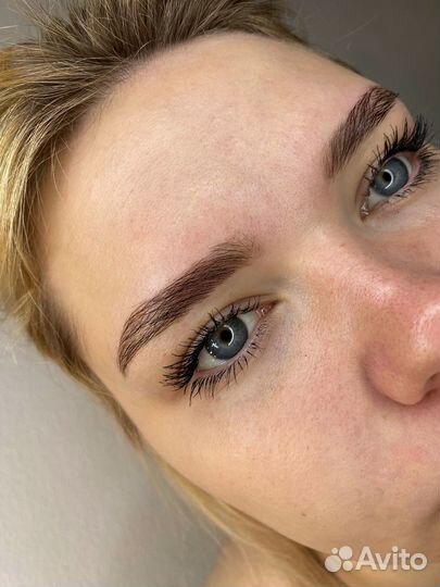 Долговременная укладка бровей