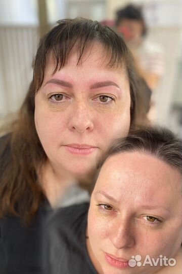 Пудровые брови,перманентный макияж,татуаж